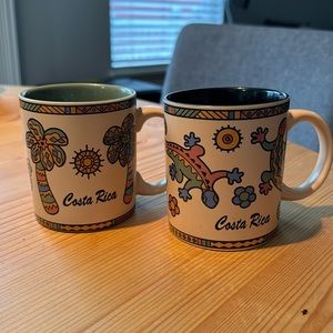 Costa Rica coffee mugs (2)